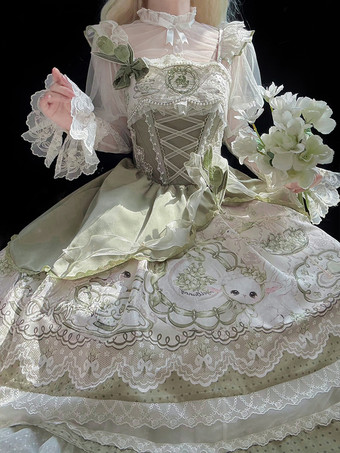 スイートロリータドレス ノースリーブ ジャンパースカート パール クラシック おとぎ話 パーティーコスチューム サテン生地 かわいい ファッション