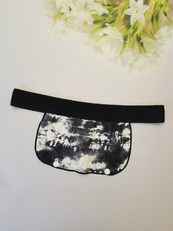 ホワイト＋ブラック下着 ランジェリー メンズランジェリー 男性用 セクシー パンティー Tバック 花柄 1枚 オーバーン メンズランジェリー