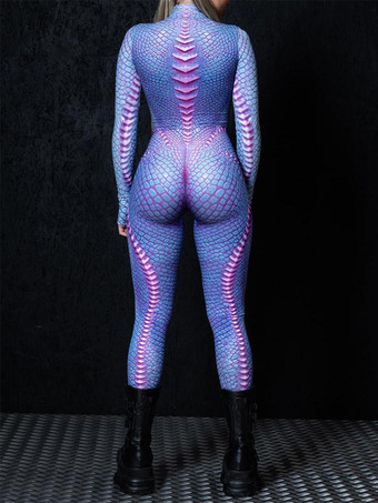 パターニング全身タイツ ハロウィン 女性用セクシーボディスーツ 蝶柄 ハロウィン 大人用 ハイウエスト スポーツ ジャンプスーツ コスプレ衣装