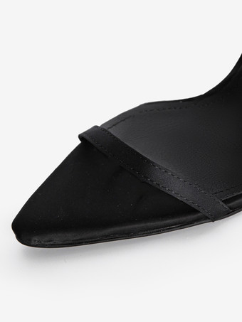 ブラックウェッジヒール レディース オープントゥ クリスクロスサンダル シューズ