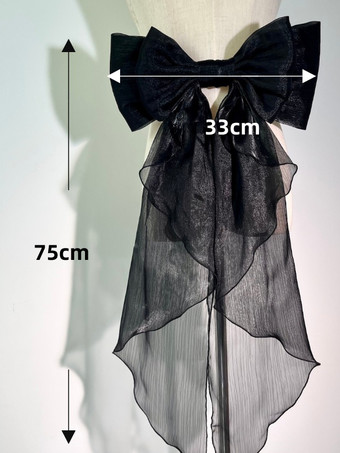 取り外し可能なトレインテールスイートロリータアクセサリーピンクのリボンバタフライアクセサリー