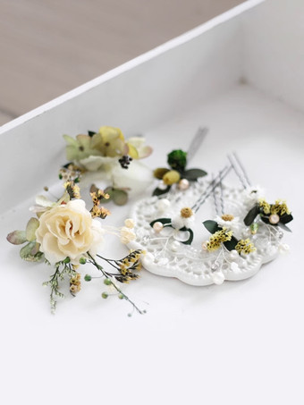 ヘッドピースウェディングアクセサリーレーヨンヘアアクセサリー花嫁用