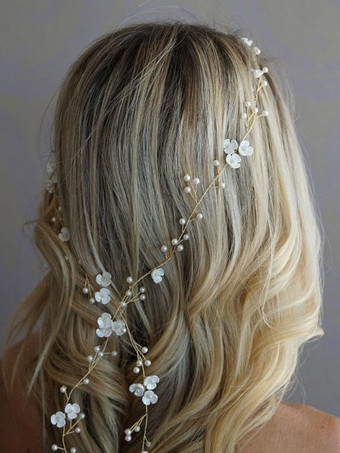 ウェディングヘッドピースアクセサリー メタルブライダルヘアアクセサリー