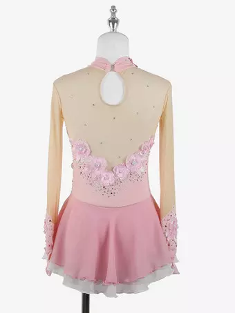 open lace back dress Light Pink Wrap Satin Dress With Flutter Sleeves – Désir Couture main image 1
