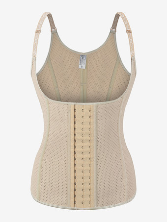 12本のスチールボーンパンチングウエストラテックスタイトベストボディシェイピング下着ベリーベルトウエストコルセット