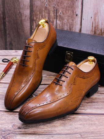 メンズドレスシューズ レースアップ ブローグ 本革 オックスフォード