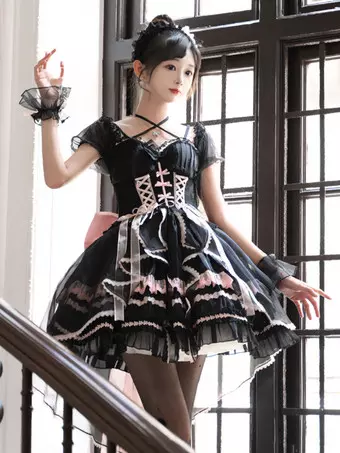 スイートロリータJSKドレスグレーズファンタジーノースリーブ