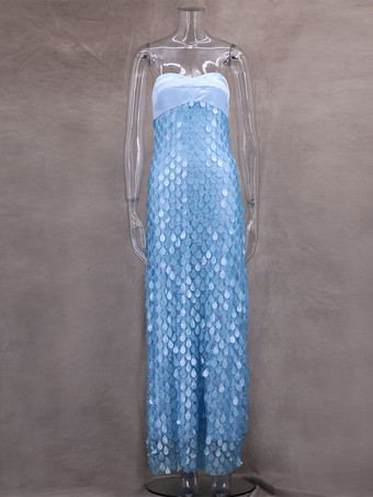 夏のイベントにぴったりの、ティアドロップレースアップリケ付きノースリーブバルコネットマキシドレス（2025年）