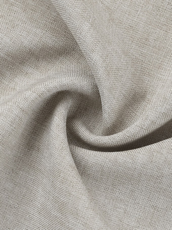 2025年夏におすすめの、カーキ色のキーホールディテールが施されたコットン＆リネンのノースリーブロングドレス