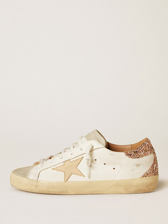 Chaussures décontractées à lacets et bout rond pour femmes baskets de skate à paillettes