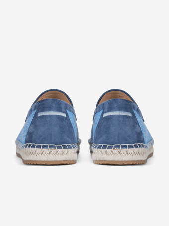 メンズ スリッポン ローファー 編み込みロープソール エスパドリーユ