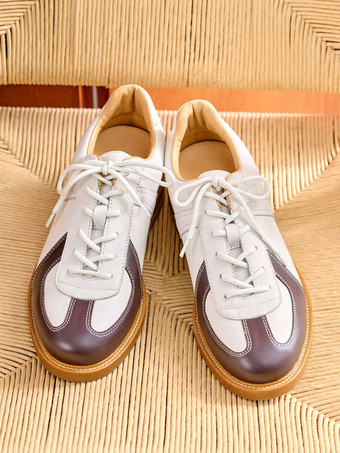 ユニセックス スエード ロートップ スケートスニーカー