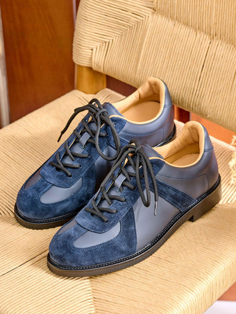 ユニセックス スエード ロートップ スケートスニーカー