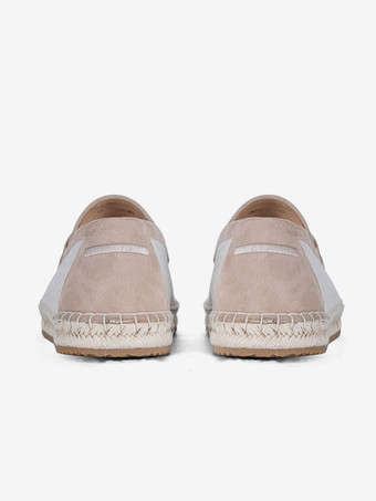 メンズ スリッポン ローファー 編み込みロープソール エスパドリーユ