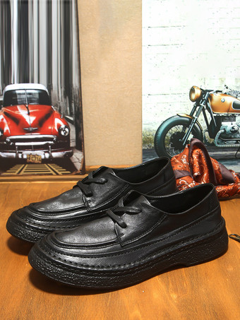 ブラック メンズ ダービー レトロ ビジネス ブリティッシュ ラウンドトゥ レースアップ フォーマルドレス 本革シューズ