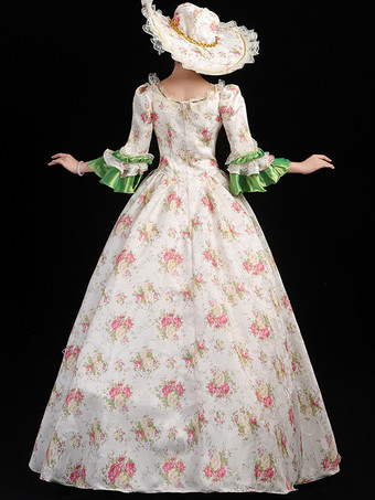 女性用ヨーロッパ王室宮廷ガウンヴィンテージビクトリア朝舞踏会ドレスエレガントなプリンセス写真撮影衣装とステージショーパフォーマンスドレス