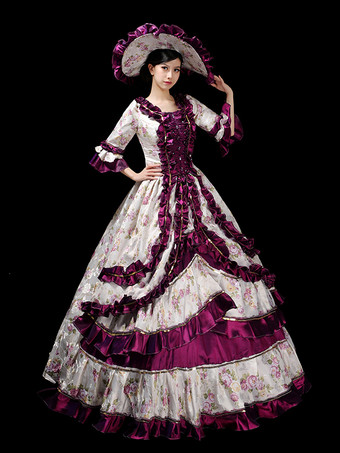 女性用ヨーロッパ王室宮廷ガウンヴィンテージビクトリア朝舞踏会ドレスエレガントなプリンセス写真撮影衣装とステージショーパフォーマンスドレス