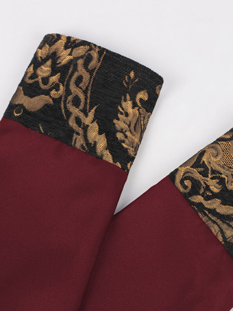 メンズ中世バイキングチュニックルネッサンス海賊騎士コスチュームレースベスト付きロールプレイ衣装ハロウィンコスプレ用