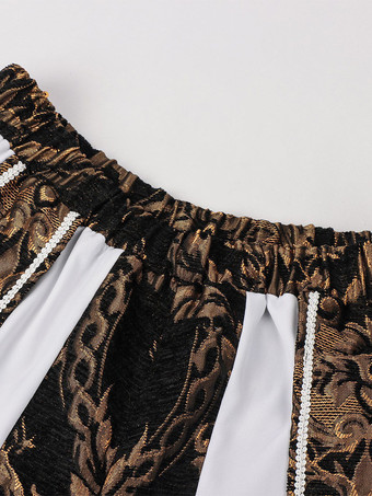 男性用ルネッサンス王子コスチューム ロイヤルダブレットとパンプキンブリーチーズセット 中世貴族の衣装