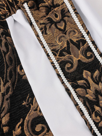 男性用ルネッサンス王子コスチューム ロイヤルダブレットとパンプキンブリーチーズセット 中世貴族の衣装