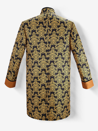 メンズ スチームパンク ボタンダウン ジャケット ヴィンテージ ジャケット ゴシック フロックコート 燕尾服