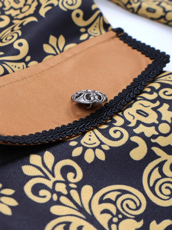 メンズ スチームパンク ボタンダウン ジャケット ヴィンテージ ジャケット ゴシック フロックコート 燕尾服