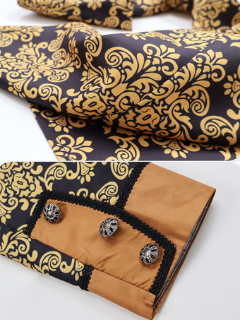 メンズ スチームパンク ボタンダウン ジャケット ヴィンテージ ジャケット ゴシック フロックコート 燕尾服