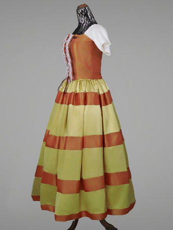 レディース ヴィンテージドレス 中世ヨーロッパ風 宮廷風 ヴィンテージ ボールドレス