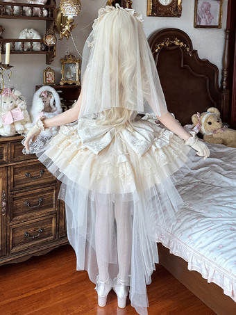 スイートロリータケーキパフドレス、可愛いミニスカート、チュールレイヤード、キュートなプリンセスパーティードレス