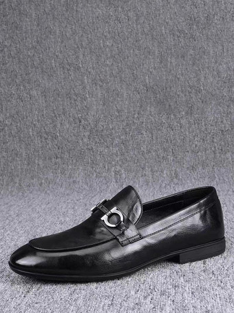 ブラック メンズ ビットローファー スリッポン ビジネスカジュアル レザーシューズ