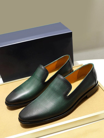 メンズ スリッポン ローファー 編み込みレザー ビジネスシューズ フォーマル オフィスシューズ 男性用