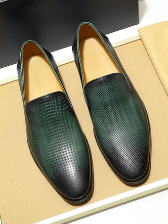 メンズ スリッポン ローファー 編み込みレザー ビジネスシューズ フォーマル オフィスシューズ 男性用