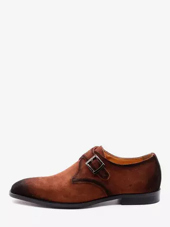 brown matte dress shoes Dress Shoe Cap Toe Oxford Brown Antique Leather D (Medium) / 15 main image 0