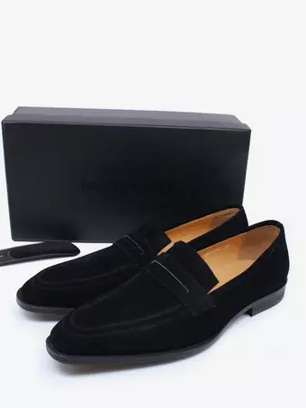 Mens Penny Loafers Slip-On Casual Suede Shoes Soft  display picture 3