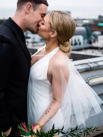 ウェディングラップ ホワイト ハーフスリーブ スクープネック キャップスリーブ ショール チュール ブライダルカバーアップ