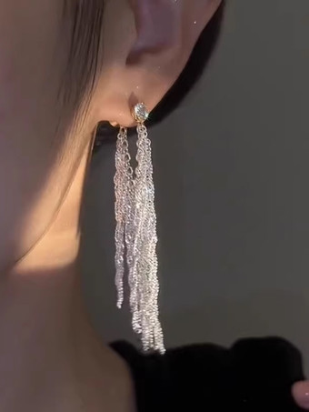 ブライダルイヤリング レディース メタルピアス ブライダルジュエリー