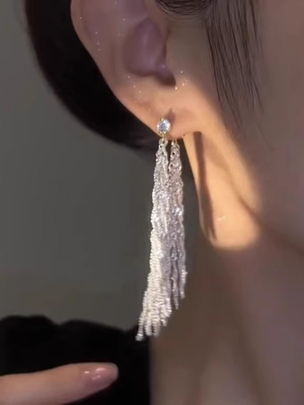 ブライダルイヤリング レディース メタルピアス ブライダルジュエリー