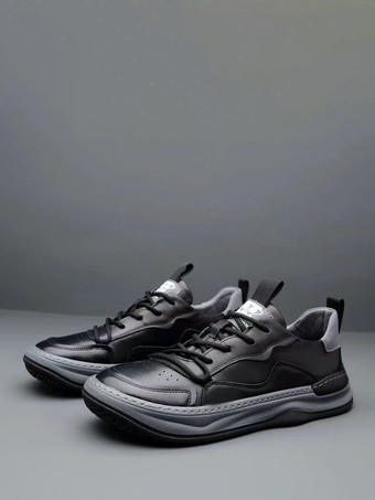 メンズ スポーツスニーカー 通気性 防臭 チャンキーシューズ