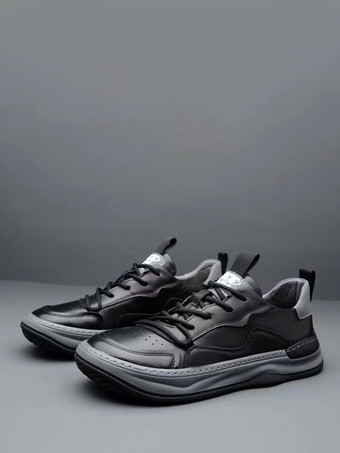 メンズ スポーツスニーカー 通気性 防臭 チャンキーシューズ