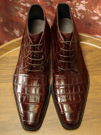 メンズ チャッカブーツ 本革 レースアップ ショートアンクルブーツ