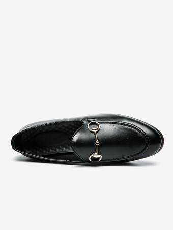 メンズ ビットローファー ビジネスカジュアル スリッポン 通気性 ポインテッドトゥ レザーシューズ