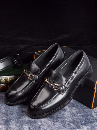 メンズ ホースビットローファー 本革 スリッポン ビジネス ドレスシューズ