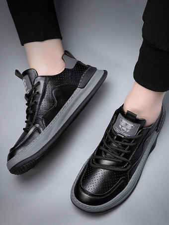 メンズ スポーツスニーカー チャンキーソール 通気性メッシュ 中空アウト カジュアルシューズ