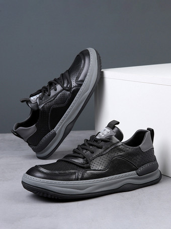 メンズ スポーツスニーカー チャンキーソール 通気性メッシュ 中空アウト カジュアルシューズ