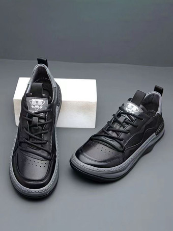 メンズ スポーツスニーカー チャンキーソール 通気性メッシュ 中空アウト カジュアルシューズ