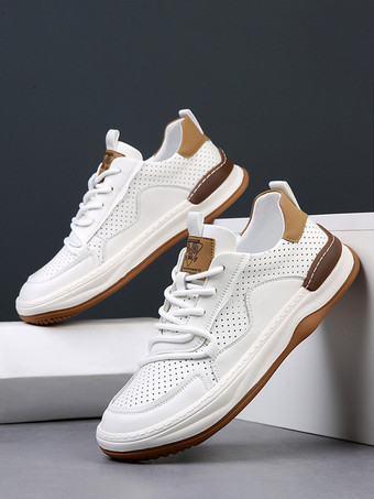 メンズ スポーツスニーカー チャンキーソール 通気性メッシュ 中空アウト カジュアルシューズ