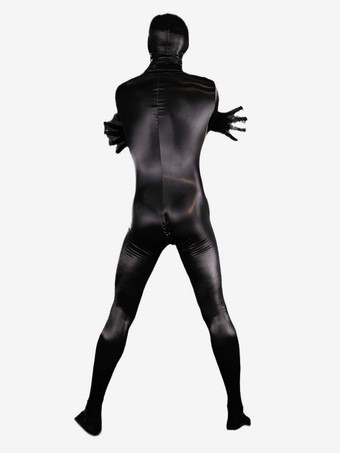 メンズ シャークスキン PU ボディスーツ 高光沢パフォーマンスキャットスーツ ステージショーやコスプレに最適