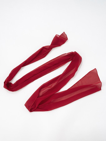 2025年夏にぴったりの、スカーフ付きレッドフリルヘムボディコンミニドレス