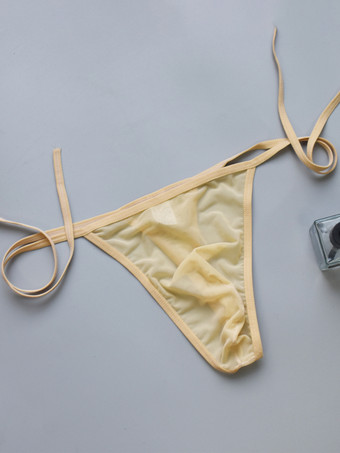 肌色下着 メンズランジェリー セクシーパンティー 膨らみポーチ Gストリング Tバック