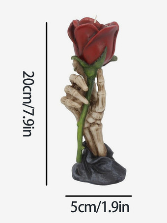 ハロウィン樹脂キャンドルホルダー 不気味なハンドローズセンターピース ゴシック卓上ディスプレイ